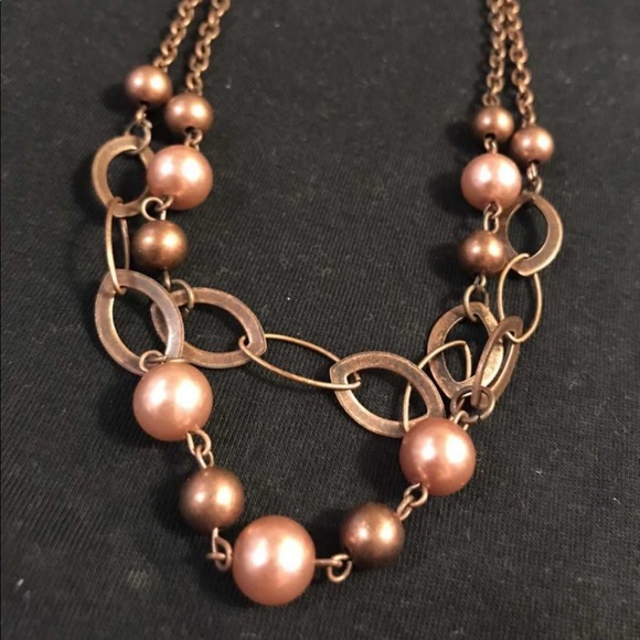 Paparazzi bronze necklace set - Picture 2 of 3